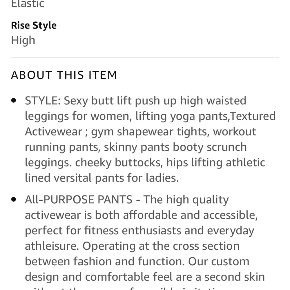 High Waist Tummy Control Booty Lifting Leggings! - Picture 13 of 14